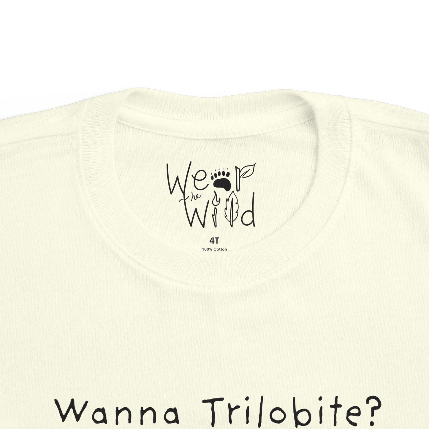 "Wanna Trilobite?" Toddler Tee