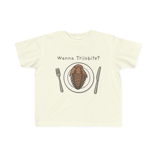 "Wanna Trilobite?" Toddler Tee
