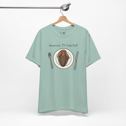 "Wanna Trilobite?" Adult Unisex Tee
